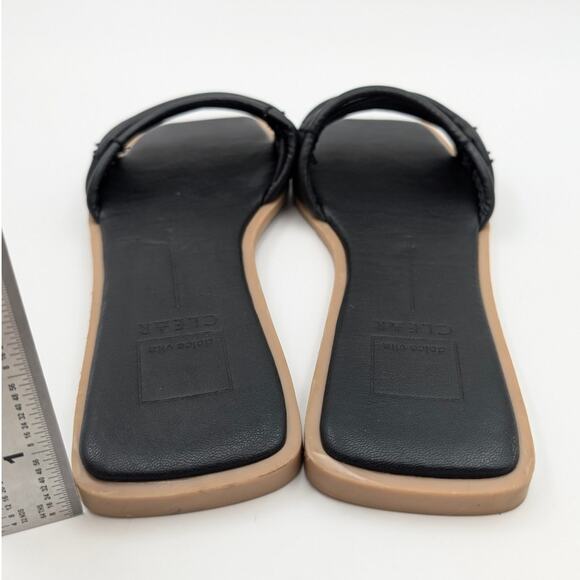 Dolce Vita Nyx Slip-On Slide Sandals Open Toe Women's Black Size US10 EU41 - Picture 5 of 11